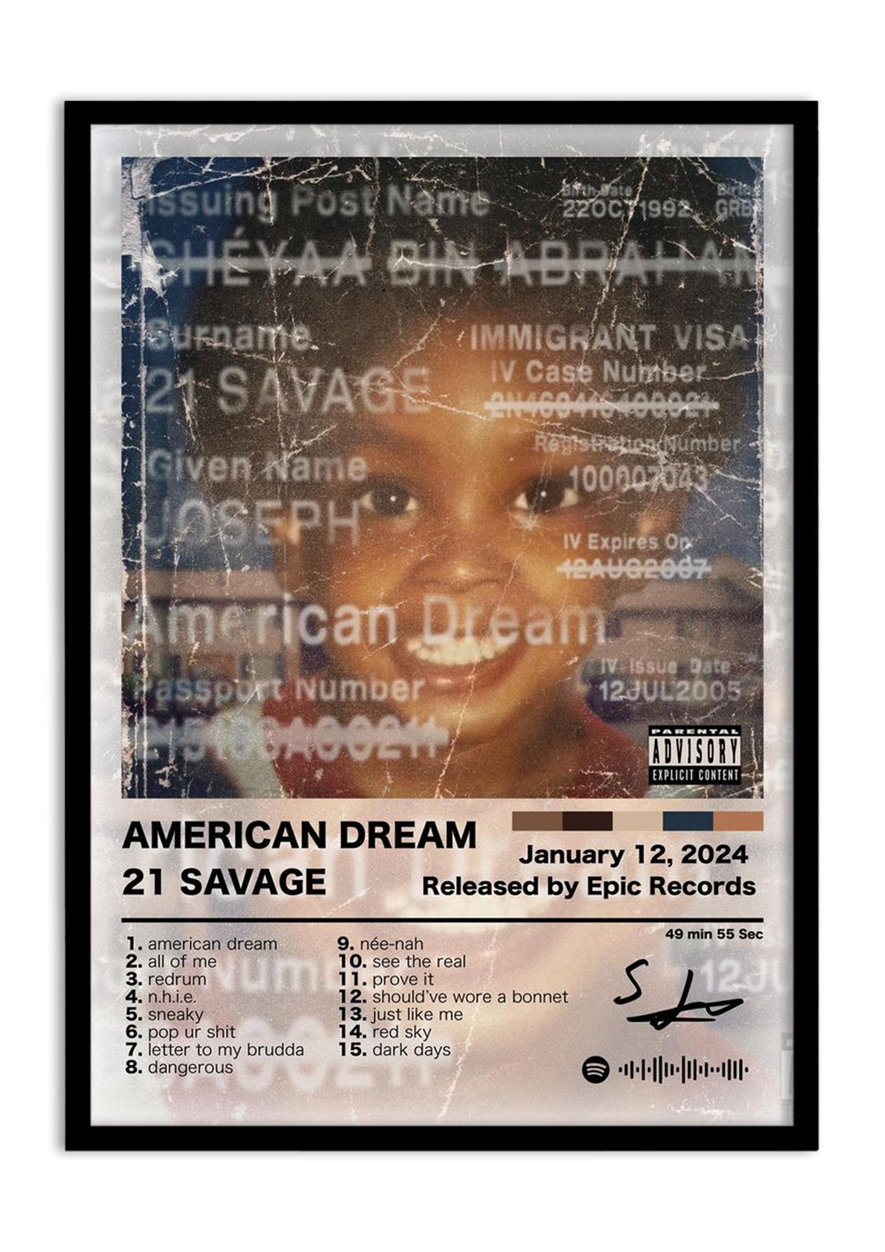 21 SAVAGE AMERICAN DREAM