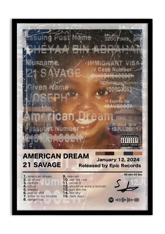 21 SAVAGE AMERICAN DREAM
