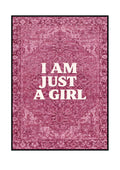 I AM JUST A GIRL RUG