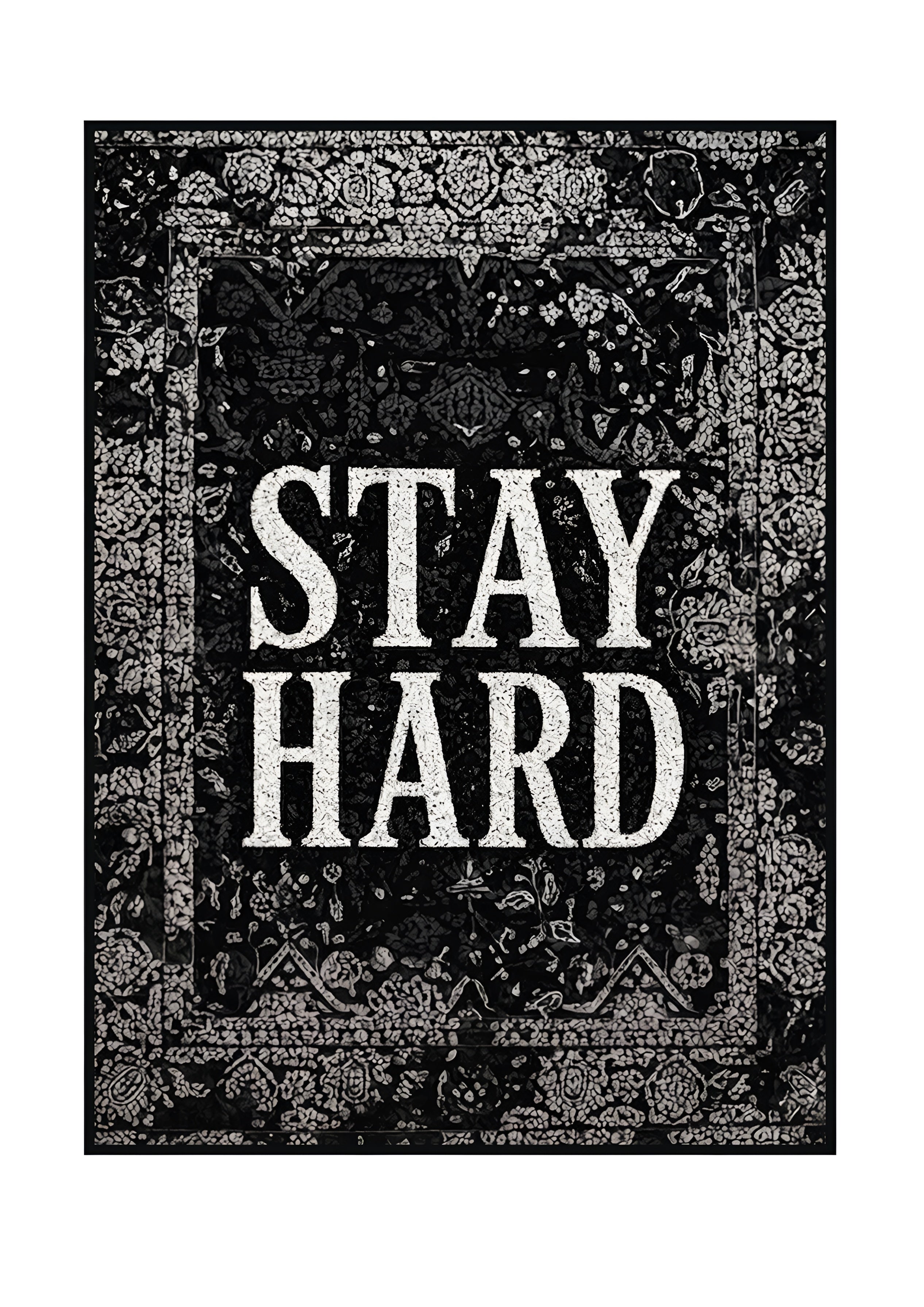 STAY HARD RUG