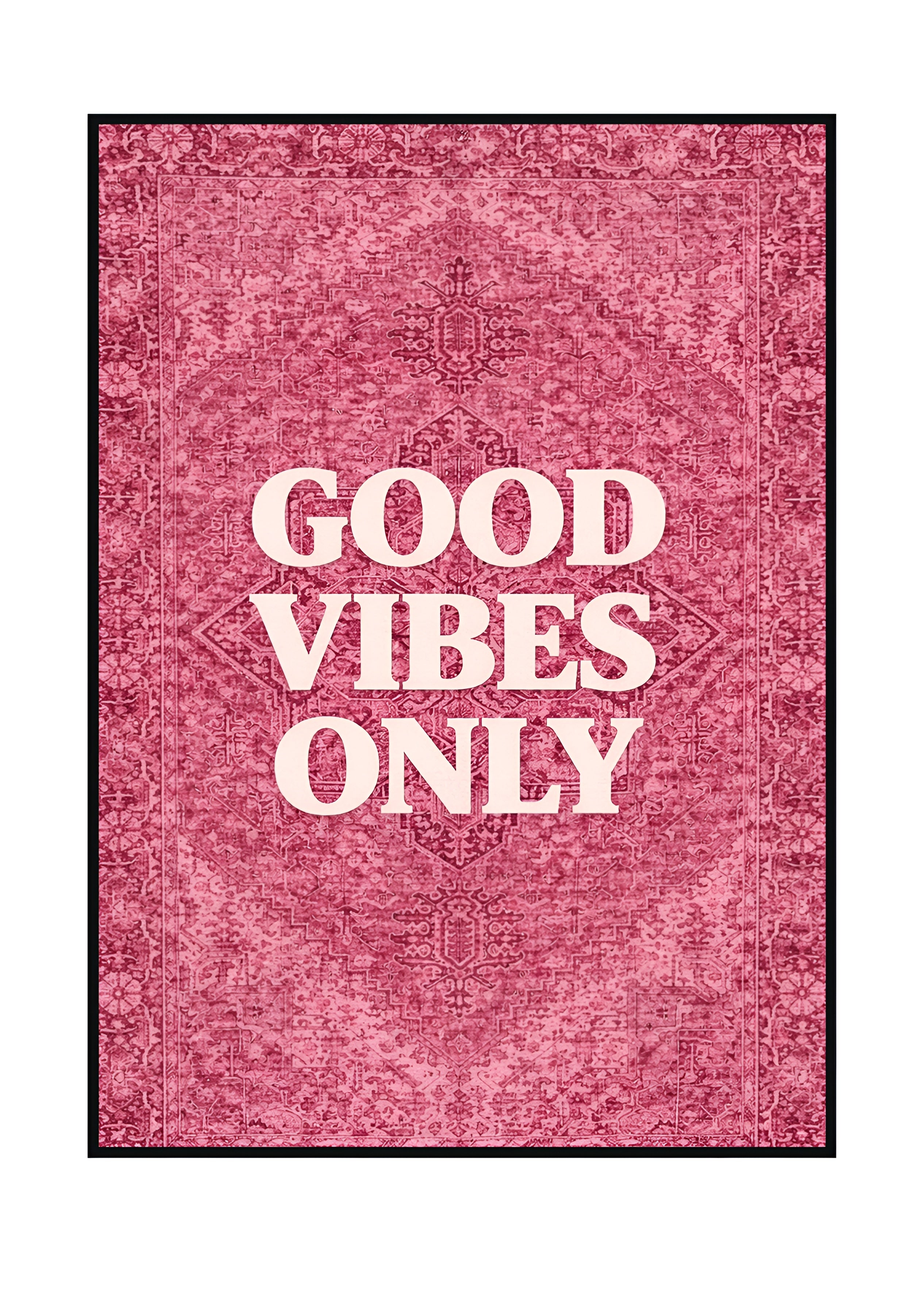 GOOD VIBES ONLY RUG