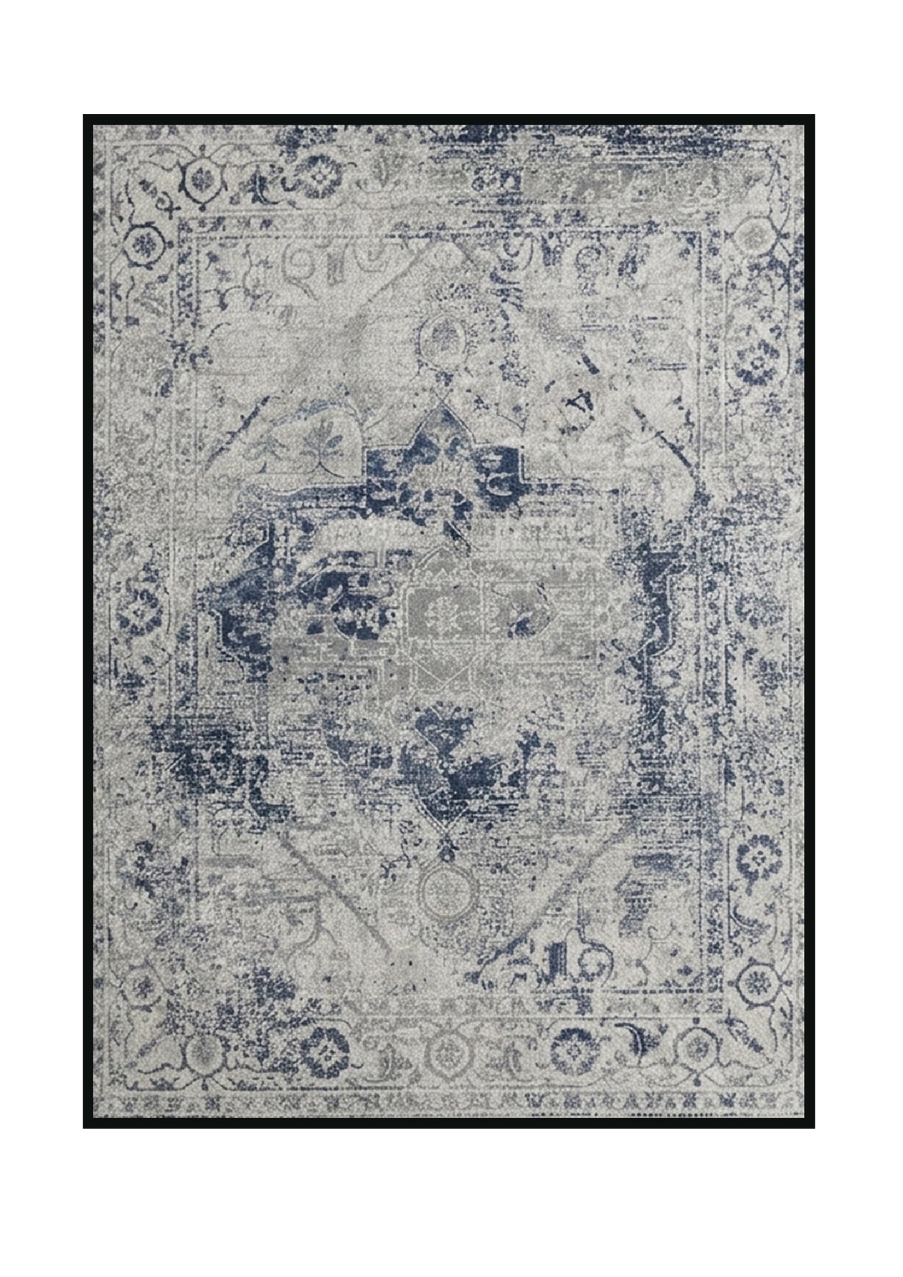 WASHED BLUE RUG